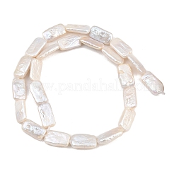 Fili di perle keshi barocche naturali&nbsp;PA-CBAFEE8-16A
