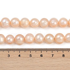 Нити из натурального культивированного пресноводного жемчуга&nbsp;PEAR-I007-07Z-07B