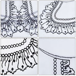 Воротник из полиэстера с вышивкой AJEW-WH0165-75