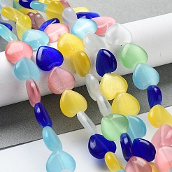 Кот глаза стеклянные бусинки пряди&nbsp;X-CE-R010-11