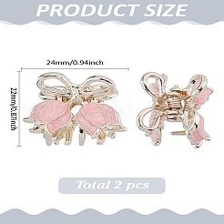 2 шт. заколки-коготь из цинкового сплава&nbsp;OHAR-LP0002-13A