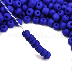 Матовое непрозрачное стекло бисер SEED-R029-4mm-A09