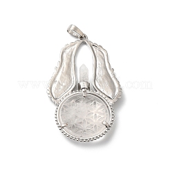 Природный кристалл кварца большие подвески G-R486-02P-09