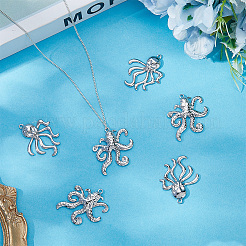 6 шт. 2 стиля подвески из нержавеющей стали 304&nbsp;STAS-BBC0007-33