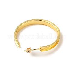 Серьги-кольца с железными шпильками&nbsp;EJEW-M254-02G-01