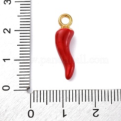 Pendentifs d'émail en alliage&nbsp;FIND-M060-23F-G