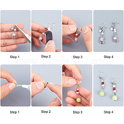 Пластиковые серьги с клипсами&nbsp;KY-AR0001-02