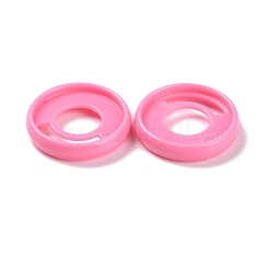 Dischi raccoglitori tondi ad anelli a foglia sciolta in resina&nbsp;FIND-WH0143-02B