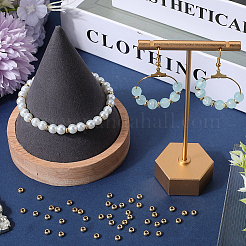 200 шт. разделительные бусины из нержавеющей стали 304&nbsp;STAS-SC0007-54