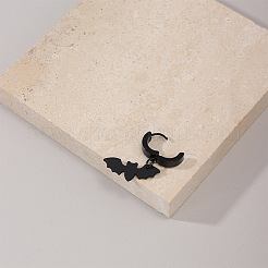 Серьги-кольца из нержавеющей стали 304 в форме летучей мыши&nbsp;FS-WGDACA4-01