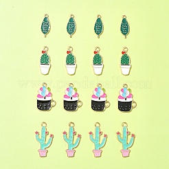 16шт 4 стиля подвески из сплава с эмалью&nbsp;ENAM-FS0001-86