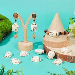 20шт синтетические бирюзовые бусины TURQ-NB0001-19