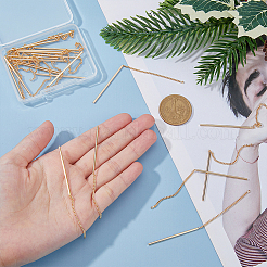 20 шт. латунные серьги-гвоздики фурнитура KK-HY0003-48