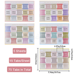 Etikettenaufkleber papier selbstklebende aufkleber&nbsp;DIY-WH20001-30C