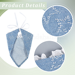 Полиэстеровый треугольный платок AJEW-WH20072-72