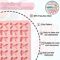 2 шт. силиконовые Молды в виде банта&nbsp;ST-CJ0043-006
