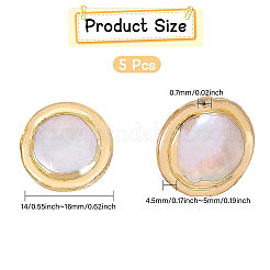 5 шт. бусины из натурального барочного жемчуга Кеши PEAR-CA0001-16