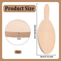 Деревянная лопатка для глиняной чашки своими руками WOOD-WH0029-114