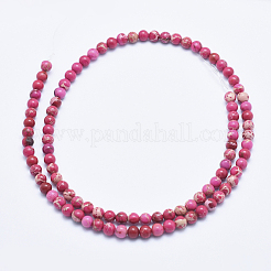 Натуральные имперские нитки из яшмы&nbsp;G-A175B-4mm-08