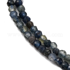 Натуральные сапфировые бусинки G-F803-A01-01B