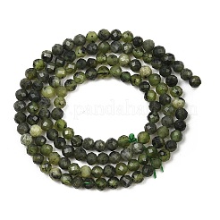 Natürliche kanadische Jade Perlen Stränge&nbsp;G-C281-A01-3mm