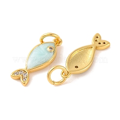 Стойки обшивки латунь микро проложить Циркон подвеску&nbsp;KK-H486-14G