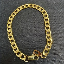 Ensembles de colliers et bracelets en alliage de chaînes cubaines pour hommes&nbsp;WG37A02-05