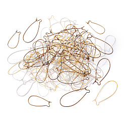 Латунные серьги-кольца серьги почек KK-TA0007-10