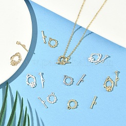 10 сумка 2 цвета латунные застежки-тоглы&nbsp;KK-YW0003-86