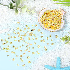 1300 Stück 13 Arten Messing Cabochons&nbsp;MRMJ-SC0001-60G