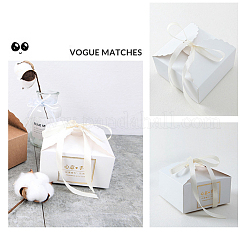 Scatola di carta kraft creativa pieghevole&nbsp;CON-WH0073-96B