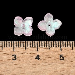 Embouts de perles de verre teints et chauffés&nbsp;GLAA-Z019-01H