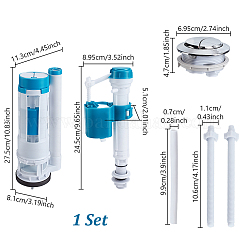 Kit de válvula de llenado y descarga de tanque de inodoro ABS&nbsp;AJEW-WH0752-595