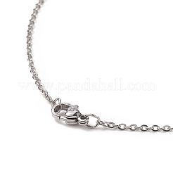 Ожерелье из натуральной рудракши с круглым кулоном из бисера&nbsp;NJEW-JN04203-01