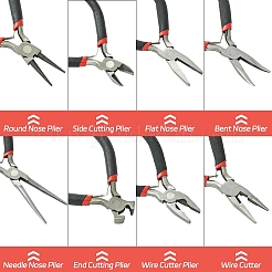 8 шт. 8 стиля кусачек из углеродистой стали&nbsp;PT-YW0002-02