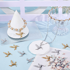 12 шт. подвески из нержавеющей стали 304 двух цветов&nbsp;STAS-BBC0007-32