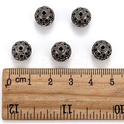 Латунные бусины со стразами  RB-H041-12