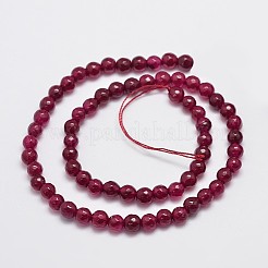 Натуральный Malaysia нити нефритовый шарик&nbsp;G-A147-6mm-A09