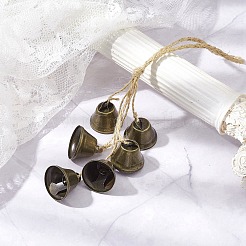 Железо колокол подвесные украшения&nbsp;HJEW-JM02176