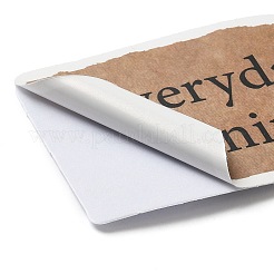 50 шт. ПВХ самоклеящиеся вдохновляющие наклейки с цитатами AJEW-R002-05A