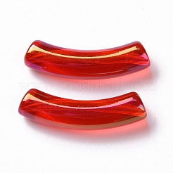 УФ-покрытие прозрачные радужные переливающиеся акриловые бусины&nbsp;OACR-A016-01J