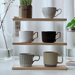 2-ярусная прозрачная акриловая витрина для минифигурок ODIS-WH0043-24B