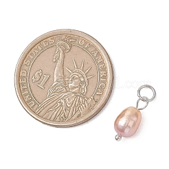 2 шт. подвески из натурального жемчуга 2 цветов&nbsp;PALLOY-JF04804