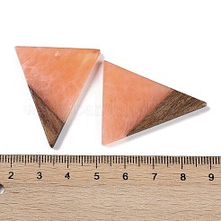 Подвески из смолы и дерева WOOD-F015-06E