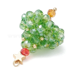 Подвески из стеклянного бисера ручной работы PALLOY-MZ00798