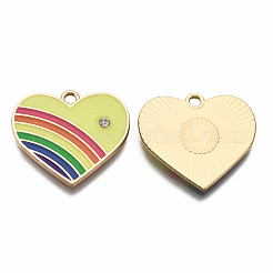 Подвески из эмали и сплава&nbsp;LS-ENAM-T011-108B-NR