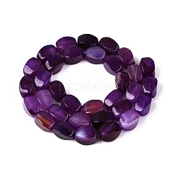 Chapelets de perles d'agate naturelle&nbsp;G-Q604-02A-08