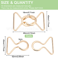 6 шт. пряжки для ремня из сплава FIND-BC0004-73G