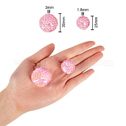 28шт 14 стиля блестящие блестящие пластиковые подвесные украшения&nbsp;FIND-SZ0001-63