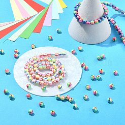 3 прядь бусины из полимерной глины ручной работы&nbsp;CLAY-CJ0002-01